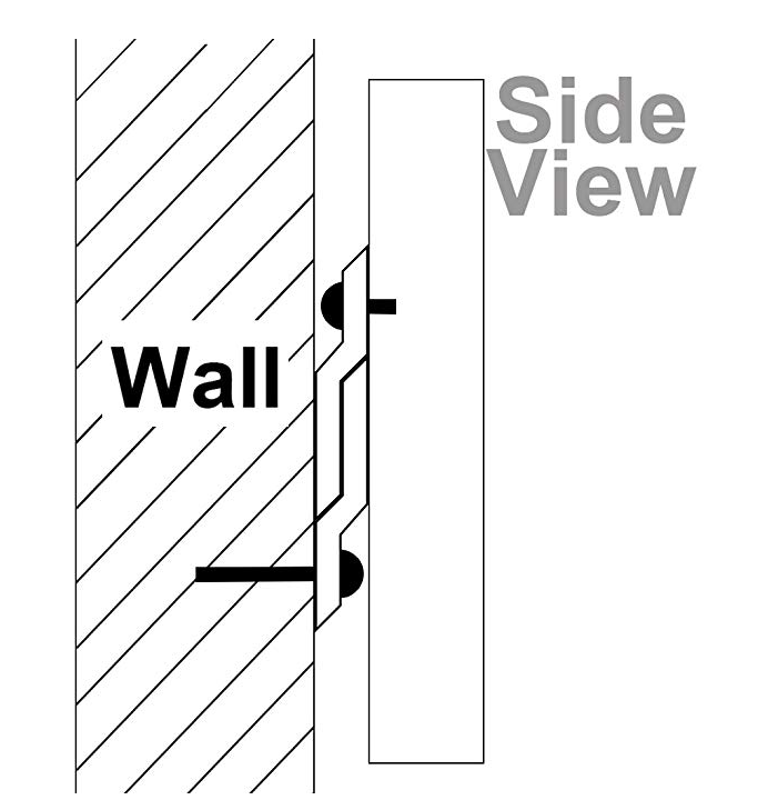 Adjustable Hang Acoustic Panel Foam Wall Metal Z Clip Customized Length Installation