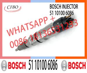 Quality ONLINE PAYMENT C.R.fuel injector 0445120148 0445120099 51 10100 6086 51.10100-6070 fit for MAN TEMSA TRUCK wholesale