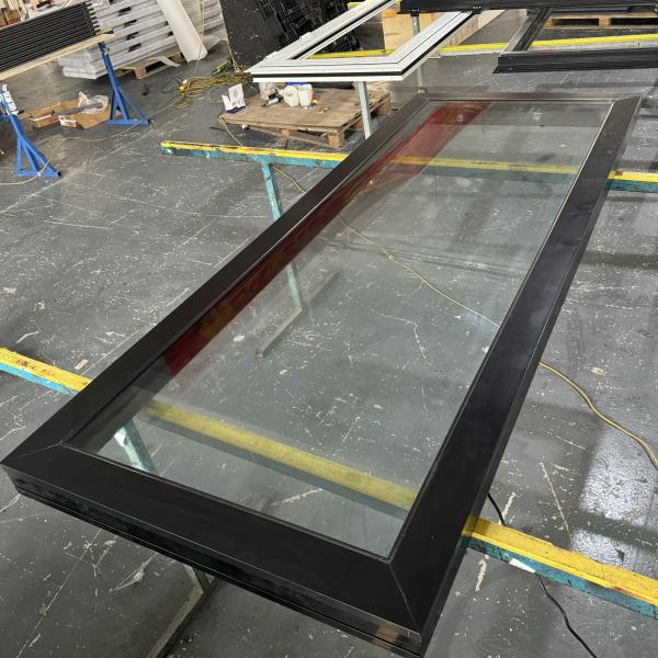 Electric Aluminum Skylight Frame Customized Aluminium Pitched Roof Windows