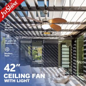 Quality IP42 Outdoor Ceiling Fan For Waterproof Plywood Blade Remote Control wholesale
