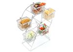 Commercial Buffet Supplies, Sky Wheel Rotary French Fries Container, Stainless