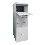 Safety 4-Drawer Filing Cabinet Steel Drawer Cabinet For A4 File Holder And