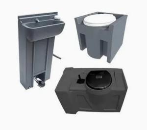 Quality OEM Rotational Molding Products Mobile Toilet 8-10mm Thickness with UV Protection wholesale