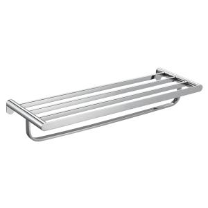 Quality Polished Sus304 Bathroom Towel Holder Silver For Hotel wholesale