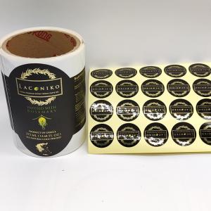 Quality Rectangular Adhesive Wine Labels Golden Silver Film Emboss Printed Wine Bottle Labels wholesale
