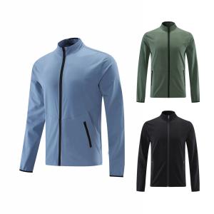 Quality Male Running Sports Track Jackets 4XL Dropshipping Outerwear wholesale