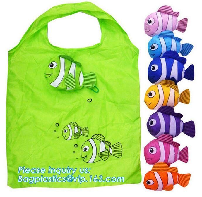 Recycled Foldable Nylon Polyester Tote Bag with logos polyester shopping bag Custom advertising handle non woven bag PAC