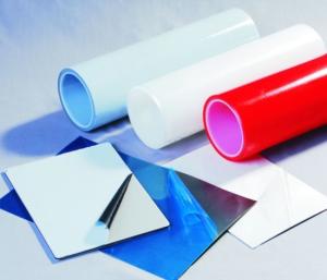 Quality Temporary LLDPE 0.06mm Sheet Metal Protective Film For Aluminum Sheet wholesale