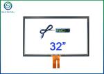 32 Inch USB Touch Screen Sensor Bonded Strengthened Cover Glass For Vending