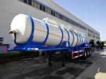 3 Axles Carbon Steel Tank Oil Fuel Tank Semi Trailer Heavy Mechanical Suspension