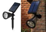 8H Solar Powered LED Ground Lights IP44 Landscape Spotlights