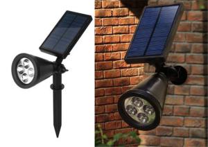 Quality 8H Solar Powered LED Ground Lights IP44 Landscape Spotlights wholesale