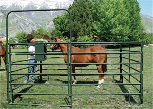 Quality Low Carbon Steel Metal 1.8*2.1m Cattle Yard Panels wholesale