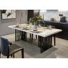 Buy cheap 51''x31''x31'' Fashion Dining Table Design Marble Top from wholesalers