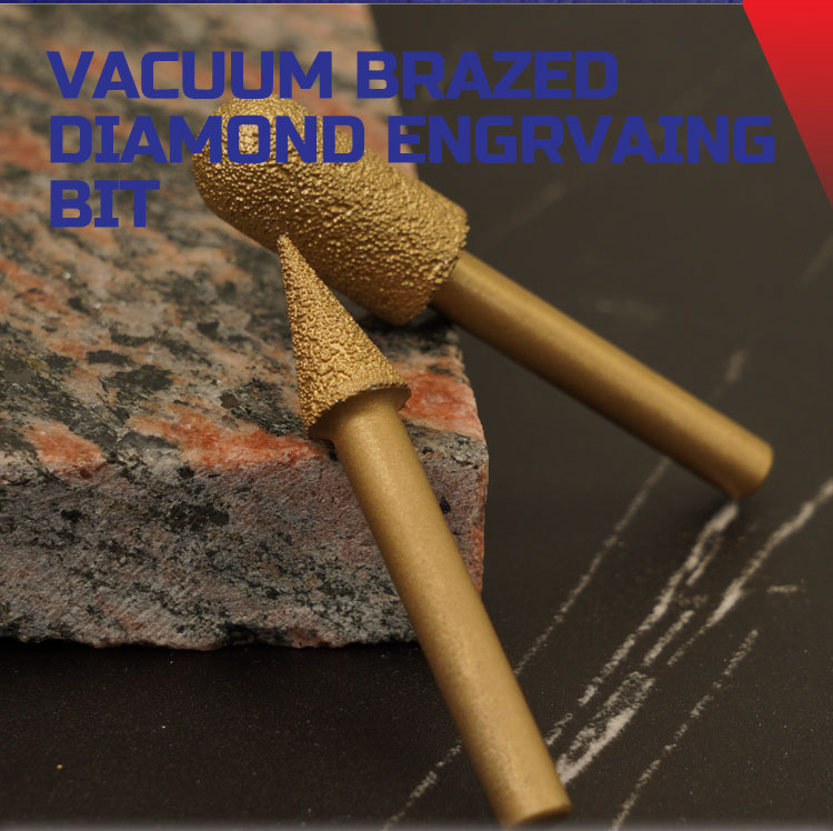 Engraving Function 45 Mn Body Material CNC Diamond Tools for Stone and Marble Carving