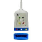 2.4m 12PIN GE ECG Trunk Cable 3 Or 5 Lead TPU Jacket material