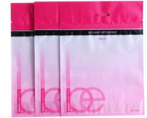 Quality Eco-friendly Printed OPP Plastic Make-up Brushes Packaging Zipper Bags wholesale