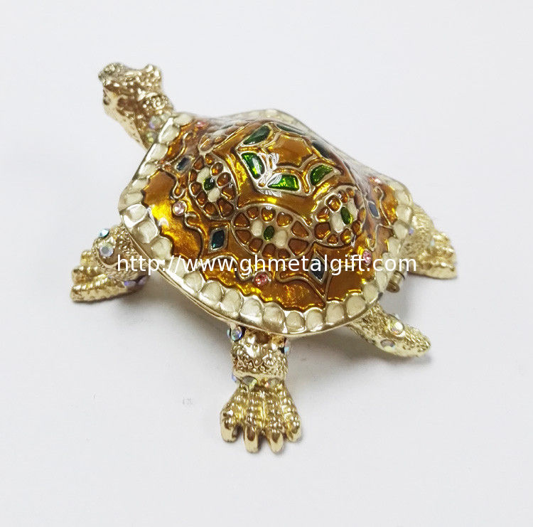 China Manufacturer Turtle Shape Trinket Box Turtle Jewelry Box for Jewelry