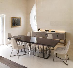 Quality Modern Marble Rectangular Dining Table For Fast Food / Bar / Cafe / Hotel wholesale