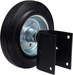 Black Metal Caster Tire Wheel for Universal Mount Gate in Fencing and Trellis