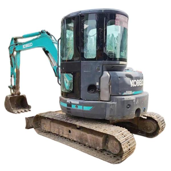 Cheap Used Kobelco SK55 5 Ton Excavator in Shanghai with Japan Original and Tracked Feature for sale