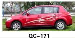 Car Body Sticker QC-171H / Durable Reflective Car Decoration