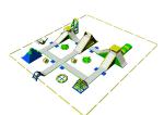 Giant Inflatable Aqua Park Sports Equipment / Inflatable Water Park Games For