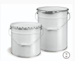 Tapered Metal Pails With Lever Lock Ring Lid