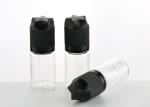 Pet Material Empty Smoke Oil Bottle 30ml Capacity Clear Bootle With Black Cap