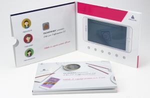 Quality Digital Marketing Lcd Video Direct Brochure Mailer Cards wholesale