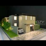 Aesthetic Villa Architecture Structural Model Plastic Acrylic Metal 100KG