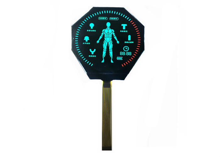 TN Monochrome Lcd Display , Metal Pin / FPC Custom LCD Display