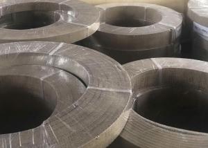 Quality Asbestos Free Resin Woven Brake Lining Rolls Heat Resisting With Copper Wires wholesale