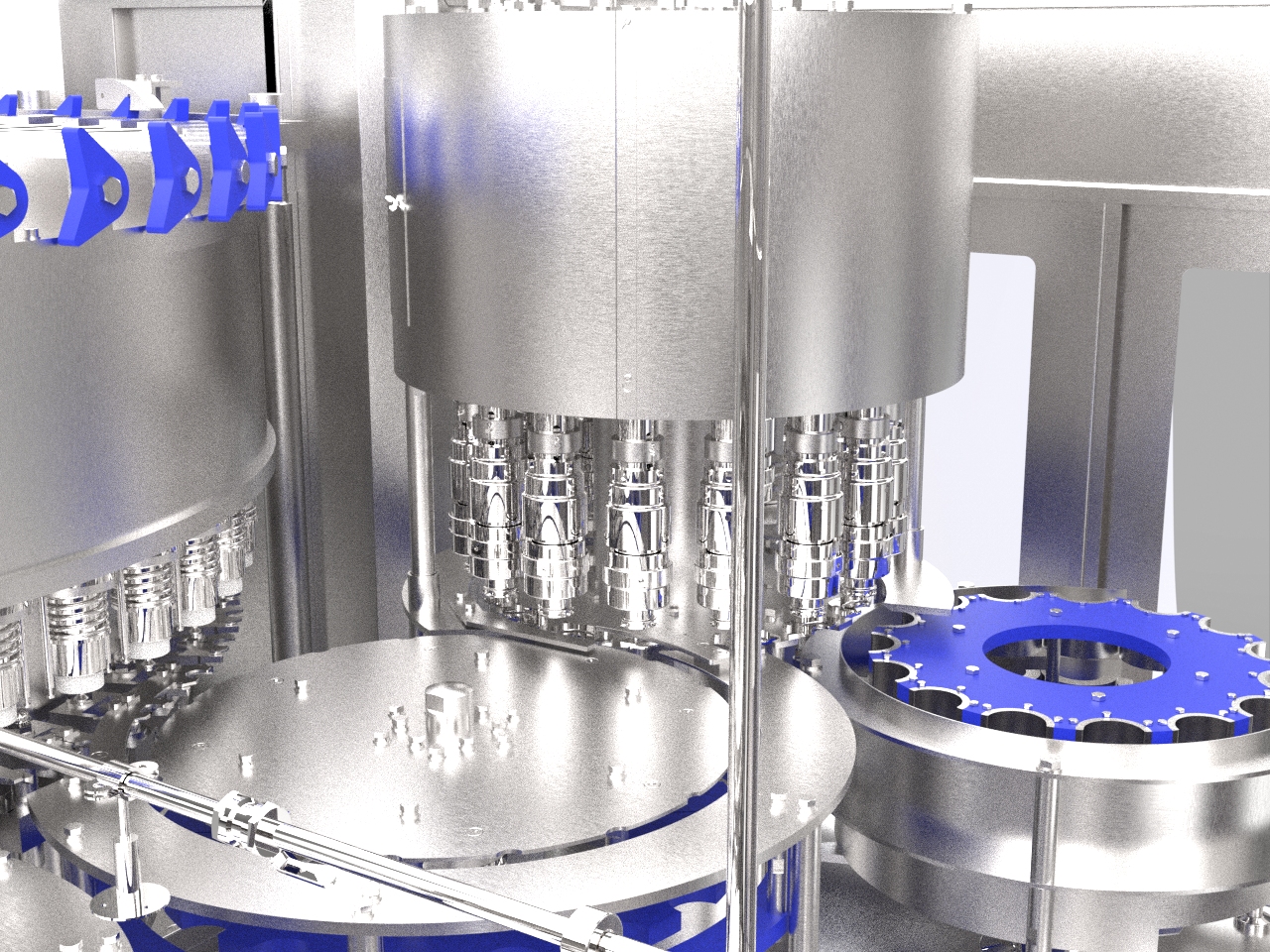 Electric Mini Mineral Water Bottle Filling Machine For 6000-8000BPH Capacity In Germany