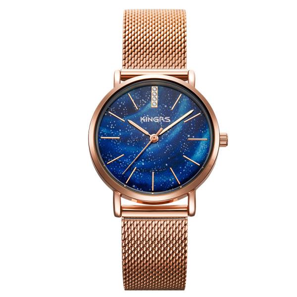 32mm Stainless Steel Milanese Band Ladies Fashion Wrist Watch Jewlery Watch for