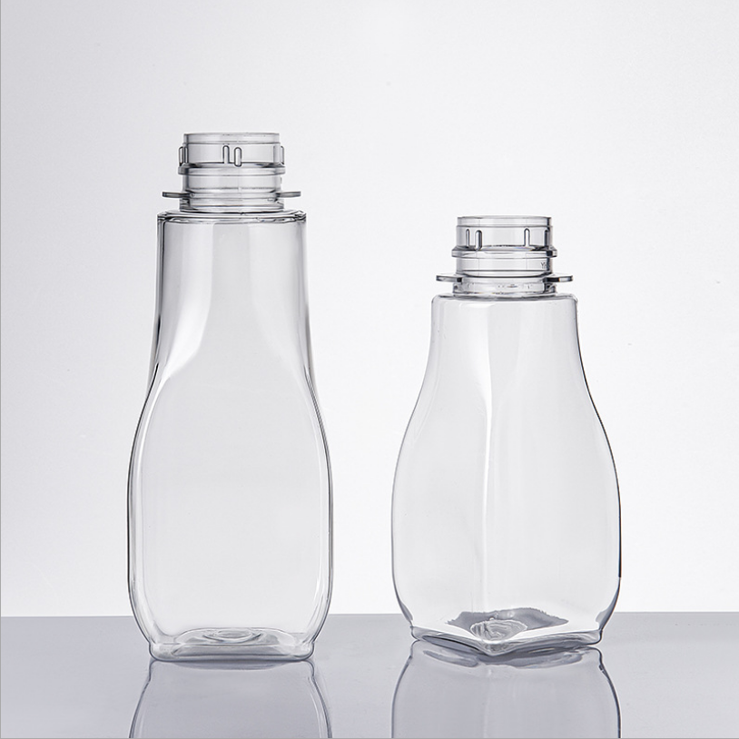 10.5oz Simple Sugar Syrup Squeeze Bottle 300g 250g Custom Logo