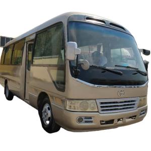 Quality Gold Color Diesel Type 30000km Used Coaster Bus With 30 Seater wholesale