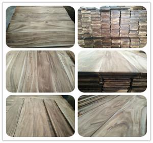 Quality prefinished acacia dark walnut flooring wholesale