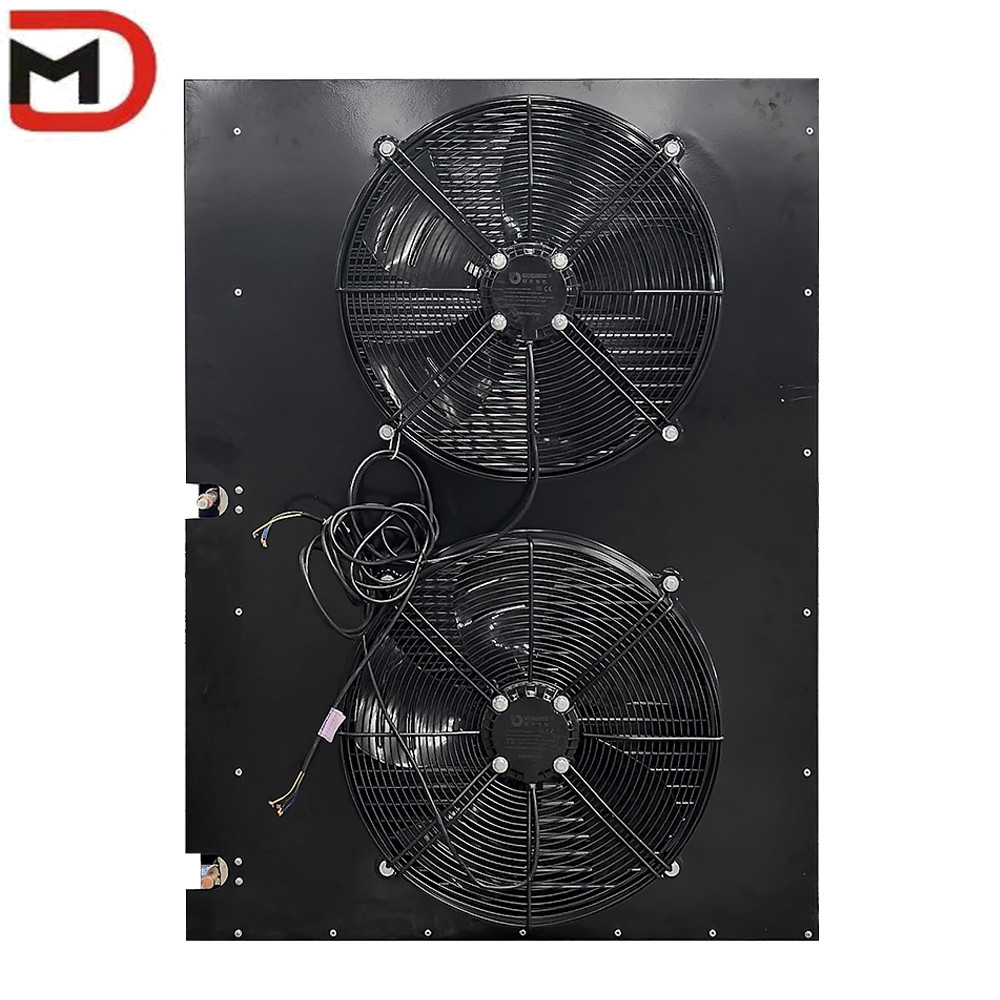 2-6 Fans H Type Air Cooled Condenser for Refrigeration Industry walk in freezer room