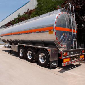 Quality Mechanical Suspension Gas 42cbm Aluminum Tanker Trailer wholesale
