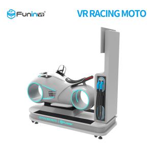 Quality One Person 4D Racing Car Game Machine / 9D VR Motorcycle Simulator wholesale