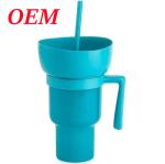 Popcorn Container With Straw Food Safe Popcorn Bucket