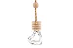 Air Fresh Hanging 15ml Square Glass Perfume Bottle