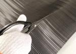 ISO 2.5m Painted Black Wire Mesh Screen Laminated Glass For Wall Coverings