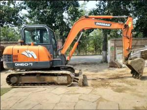 Quality 4 Cylinders 6 Ton Mini Used Doosan Excavator DH60-7 With Low Working Hours wholesale