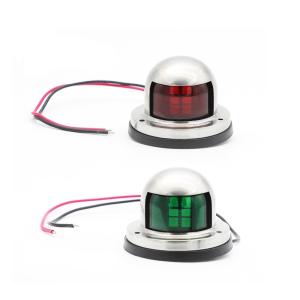 Quality 12V DC Marine Signal Light , 1.6W Stainless led boat nav lights wholesale