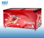HGI Large Capacity 49.2in Double Deep Freezer With Sliding Door Minus 18C 4