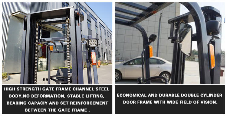 Lithium 3000mm 3t Outdoor Small Electric Counterbalance Forklift
