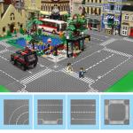 Legoinglys puzzle assembly T-junction intersection straight curve road bottom