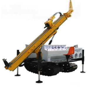 Quality 50m Depth Engineering Drilling Rig Electric Motor Crawler Mounted Drilling Rig wholesale